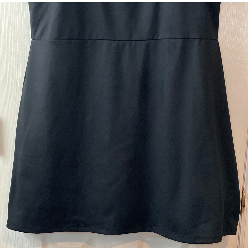 GapFit Active Dress Women XL Black NEW Shelf Bra Inner Shorts Pickleball Sporty - Picture 3 of 15